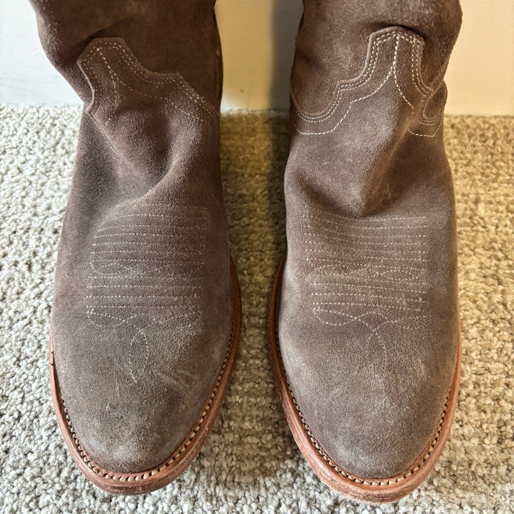 🤠 Tecovas Men’s Suede Western Boot - size 8D - Picture 3 of 9